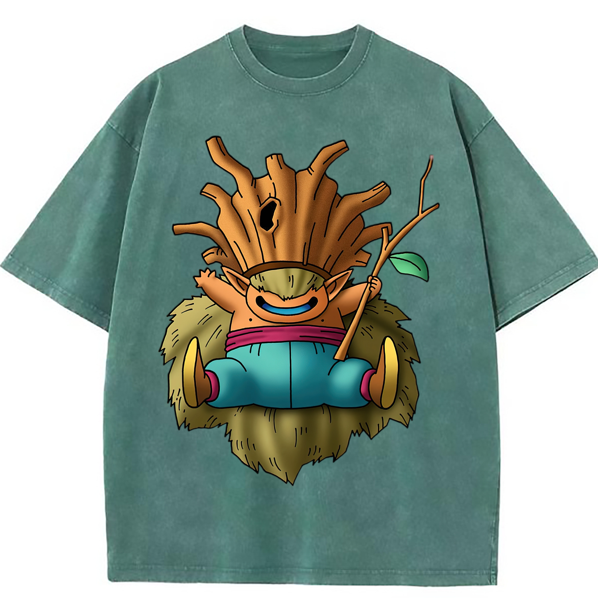 （画像用） ドラゴンクエスト Doragon Kuesuto Dragon Quest 綿100% ヴィンテージ風 半袖Tシャツ（フロントプリント）